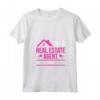 Donna Divertente Agente Immobiliare Investitore - Maglietta con Collo a V Leggera per un Look alla Moda