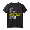 Investigator Funny Gift - HapTiger Maglietta per Uomini e Donne - Ideale per Anniversario, Compleanno, o Natale