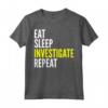 Investigator Funny Gift - HapTiger Maglietta per Uomini e Donne - Ideale per Anniversario, Compleanno, o Natale