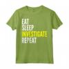 Investigator Funny Gift - HapTiger Maglietta per Uomini e Donne - Ideale per Anniversario, Compleanno, o Natale