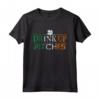 Drink Up Bitches T-Shirt Irish St Patricks Day Bandiera Irlanda - Divertente Maglietta per Festeggiare - Ideale per Uomini, Donne e Gruppi