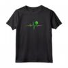 Battito Cardiaco Trifoglio Irlandese - T-shirt per il Giorno di San Patrizio - Regalo Cultura Irlandese e Musica Folk Rock