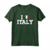 I Love Italy - Bandiera Cuore Italiano | Roma Firenze Patriottica Maglietta - Ideale Regalo per la Famiglia e le Occasioni Speciali
