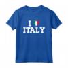 I Love Italy - Bandiera Cuore Italiano | Roma Firenze Patriottica Maglietta - Ideale Regalo per la Famiglia e le Occasioni Speciali