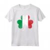 Irlandese Bandiera Italiana Trifoglio Italia San Patrizio Maglietta - Celebra la tua Eredità Italo-Irlandese con Orgoglio