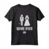 Game Over - HapTiger Maglietta per Addio al Celibato Uomo - Idea Regalo per Sposo e Amici