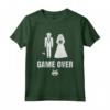 Game Over - HapTiger Maglietta per Addio al Celibato Uomo - Idea Regalo per Sposo e Amici