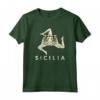 Orgoglio Siciliano - Maglietta Bandiera Siciliana Trinacria - Regalo per Nonni, Mamme e Papà Siciliani