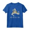 Orgoglio Siciliano - Maglietta Bandiera Siciliana Trinacria - Regalo per Nonni, Mamme e Papà Siciliani
