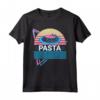 Pasta Retrò Noodle Italiano Maglietta - La Pasta è Amore - Ideale per Appassionati di Cucina