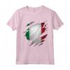 Fieri di Moda Italiana - Italia Strappato Bandiera Italiana Maglietta - Orgoglio Italiano e Cultura Italia