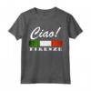 Ciao Italia Tricolore Bandiera Italiana Firenze Firenze Italia Maglietta - Orgoglio Italiano - Regalo per Amanti dell'Italia