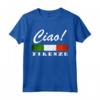 Ciao Italia Tricolore Bandiera Italiana Firenze Firenze Italia Maglietta - Orgoglio Italiano - Regalo per Amanti dell'Italia