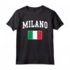 Italia Milan Milano Italy Italian Flag Italiano Men Women Maglietta - Heritage Gifts for Family - Buy Online Now