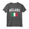Italia Milan Milano Italy Italian Flag Italiano Men Women Maglietta - Heritage Gifts for Family - Buy Online Now