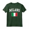 Italia Milan Milano Italy Italian Flag Italiano Men Women Maglietta - Heritage Gifts for Family - Buy Online Now