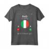 Camicia Italy Is Calling e I Must Go Bandiera Italia Maglietta - Patriottica Italia T-Shirt per Uomo e Donna - Ideale per Viaggi in Italia