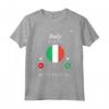 Camicia Italy Is Calling e I Must Go Bandiera Italia Maglietta - Patriottica Italia T-Shirt per Uomo e Donna - Ideale per Viaggi in Italia