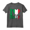 Amo Italia - Maglietta Orgoglio di essere Italiano - Ideale per Compleanno o Radici Italiane