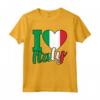 Amo Italia - Maglietta Orgoglio di essere Italiano - Ideale per Compleanno o Radici Italiane