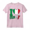 Amo Italia - Maglietta Orgoglio di essere Italiano - Ideale per Compleanno o Radici Italiane