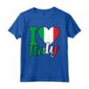 Amo Italia - Maglietta Orgoglio di essere Italiano - Ideale per Compleanno o Radici Italiane