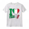 Amo Italia - Maglietta Orgoglio di essere Italiano - Ideale per Compleanno o Radici Italiane