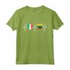 Italia E Lituania Bandiera Lituana - T-shirt Doppia Cittadinanza con Battito Cardiaco - Ideale per il Flag Day o la Giornata della Bandiera