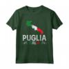 Puglia Italia - Puglia Souvenir Puglia Silhouette Maglietta - Orgoglioso della Puglia - Ideale per Festa della Repubblica o Calcio Puglia