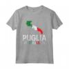Puglia Italia - Puglia Souvenir Puglia Silhouette Maglietta - Orgoglioso della Puglia - Ideale per Festa della Repubblica o Calcio Puglia