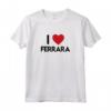 I LOVE FERRARA - Cuore Maglietta Città in Italia - Ideale come Regalo o Souvenir