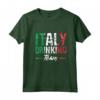 Italia Drinking Team - Maglietta Italiano Beerlogist Whisky Amante - Per Bevitori Italiani e Amanti della Cultura Italiana