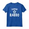 Super Babbo Italiano - Maglietta Regalo per Compleanno Papà - Taglio Classico e Leggera