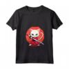 Donna Khao Manee - Gatto Giapponese Samurai Kawaii, Gatto Ninja Maglietta con Collo a V - Stile Unico e Moda Eccentrica