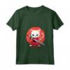 Donna Khao Manee - Gatto Giapponese Samurai Kawaii, Gatto Ninja Maglietta con Collo a V - Stile Unico e Moda Eccentrica