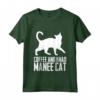 Gatto Khao Manee - Khao Manee - Gattino Khao Manee Maglietta - Coffee and Khao Manee Cat Quote - Fun Khao Manee Cat Gift for Birthdays