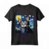Khao Manee - Gatto Starry Night - Maglietta per Amanti Gatto Khao Manee - Ideale per Proprietari e Amanti di Gatti
