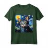 Khao Manee - Gatto Starry Night - Maglietta per Amanti Gatto Khao Manee - Ideale per Proprietari e Amanti di Gatti