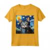 Khao Manee - Gatto Starry Night - Maglietta per Amanti Gatto Khao Manee - Ideale per Proprietari e Amanti di Gatti