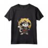 Donna Gatto Giapponese Ninja Kawaii Samurai Khao Manee Cat - Maglietta con Collo a V per Appassionati di Gatti e Cultura Giapponese