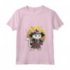 Donna Gatto Giapponese Ninja Kawaii Samurai Khao Manee Cat - Maglietta con Collo a V per Appassionati di Gatti e Cultura Giapponese