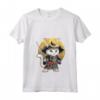 Donna Gatto Giapponese Ninja Kawaii Samurai Khao Manee Cat - Maglietta con Collo a V per Appassionati di Gatti e Cultura Giapponese