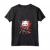 Donna Khao Manee - Gatto Samurai Kawaii - Maglietta con Collo a V per Appassionati di Gatti e Ninja