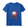 Donna Khao Manee - Gatto Samurai Kawaii - Maglietta con Collo a V per Appassionati di Gatti e Ninja