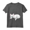 Sogno Di Sonno - Luce Snooze - Maglietta Gatto Khao Manee per Dormire - Ideale per Amanti dei Gatti e Dormienti