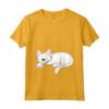 Sogno Di Sonno - Luce Snooze - Maglietta Gatto Khao Manee per Dormire - Ideale per Amanti dei Gatti e Dormienti