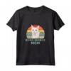 Khao Manee Gatto Mamma Divertente Retrò Amore - Maglietta Unica per Gatti Tailandesi - Regalo Ideale per Amanti dei Gatti