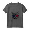 Donna Khao Manee Cat 4th Luglio America USA Bandiera Maglietta con Collo a V - Ideale per Regalo Proprietari di Gatti Khao Manee