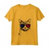 Donna Khao Manee Cat 4th Luglio America USA Bandiera Maglietta con Collo a V - Ideale per Regalo Proprietari di Gatti Khao Manee