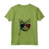 Donna Khao Manee Cat 4th Luglio America USA Bandiera Maglietta con Collo a V - Ideale per Regalo Proprietari di Gatti Khao Manee